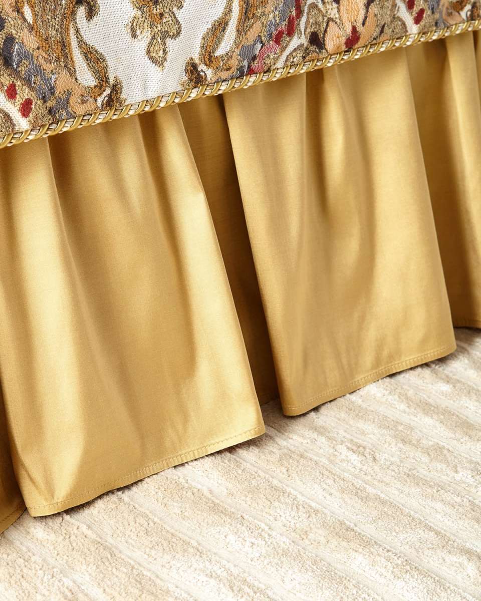Ruffled Silk Dust Skirt,